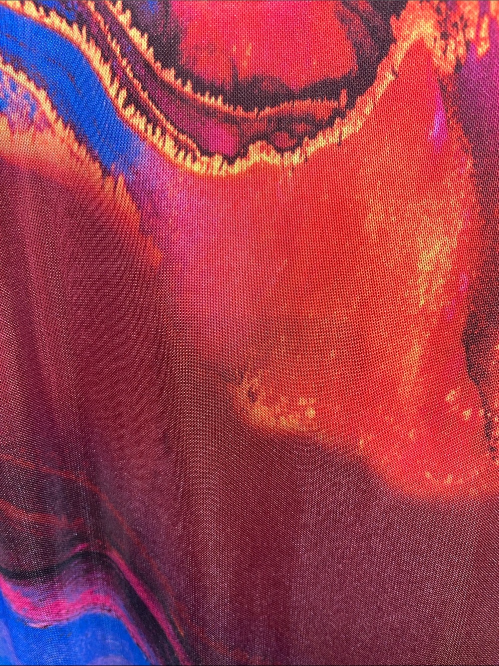 AFRM Abstract Print Long Sleeve Mxi Dress - Picture 3 of 6